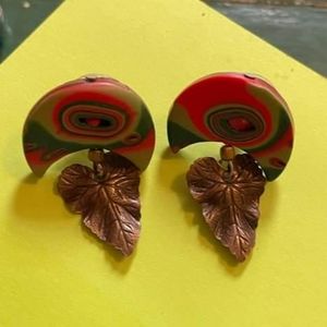 psychedelic earrings